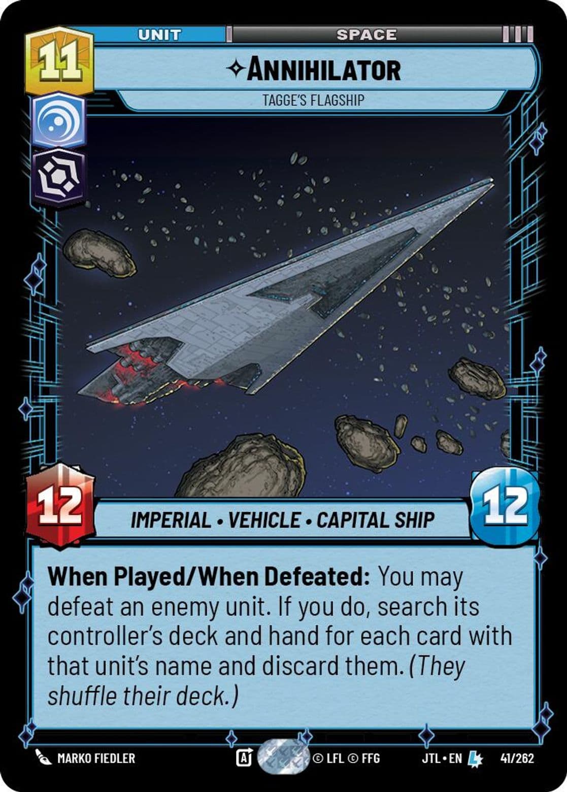 Annihilator, Tagge's Flagship, Standard