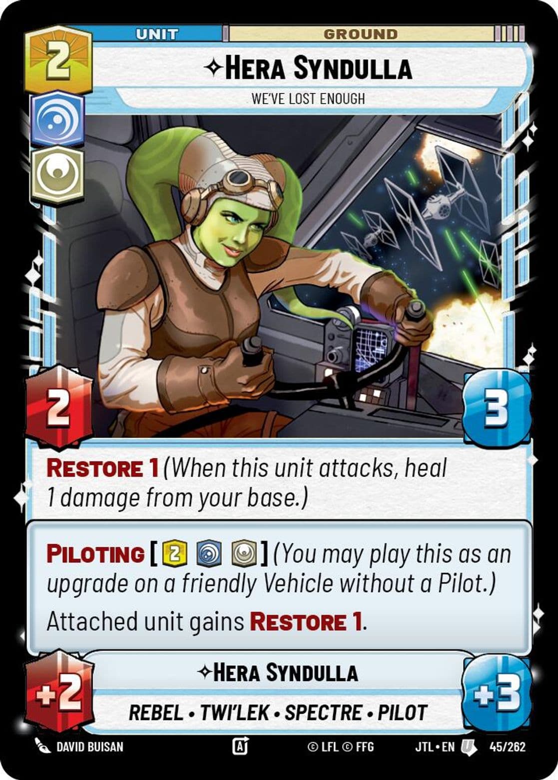 Hera Syndulla, We've Lost Enough, Standard