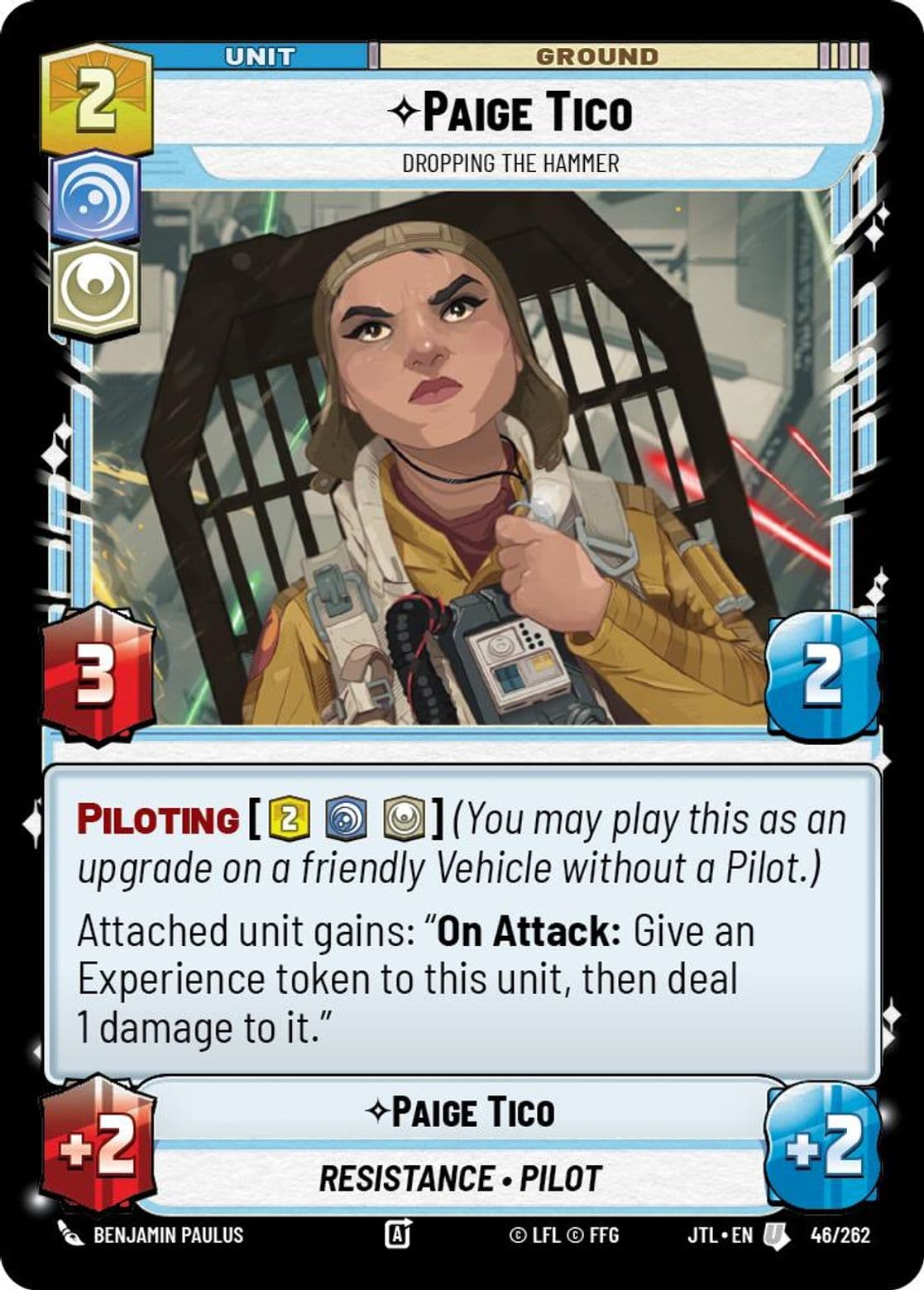 Paige Tico, Dropping the Hammer, Standard