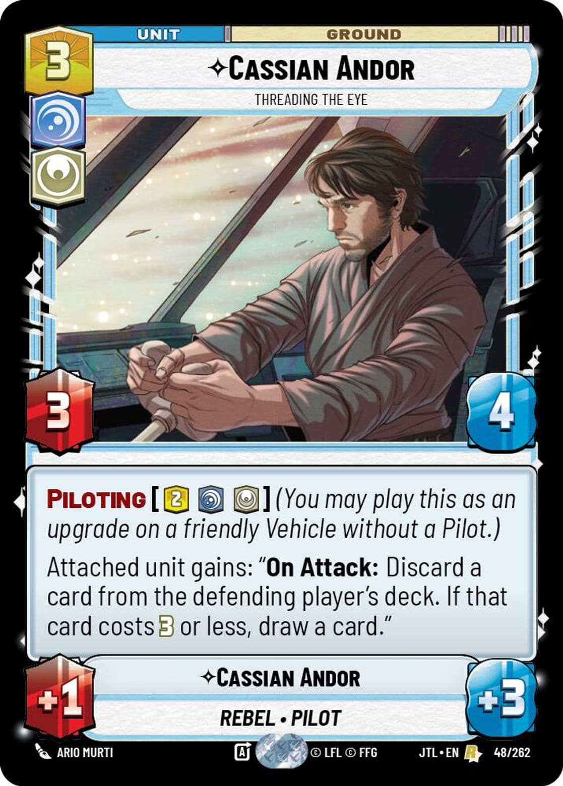 Cassian Andor, Threading the Eye, Standard
