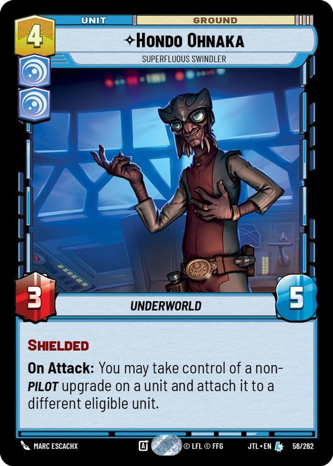 Hondo Ohnaka, Superfluous Swindler, Standard
