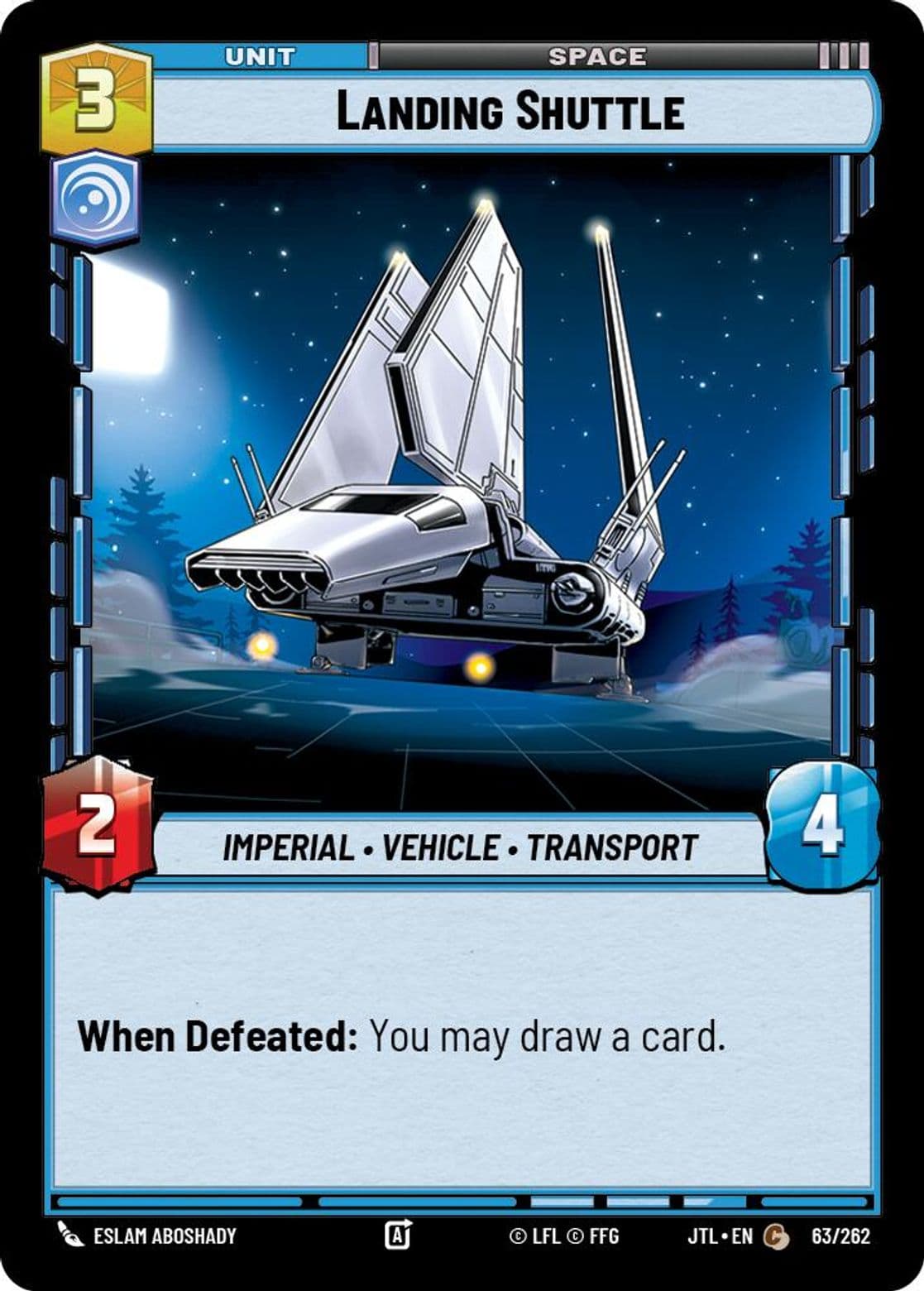 Landing Shuttle, Standard