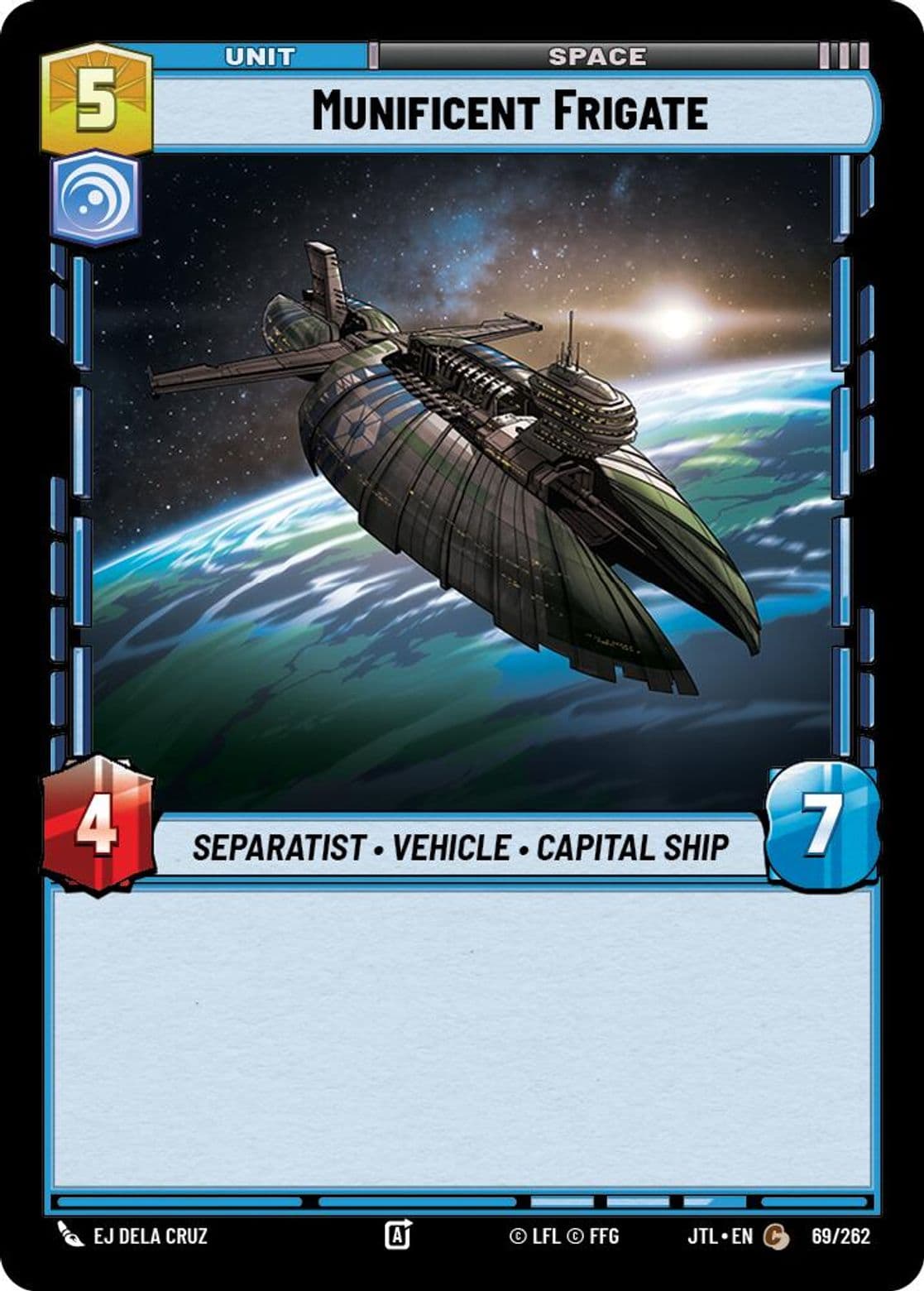Munificent Frigate, Standard