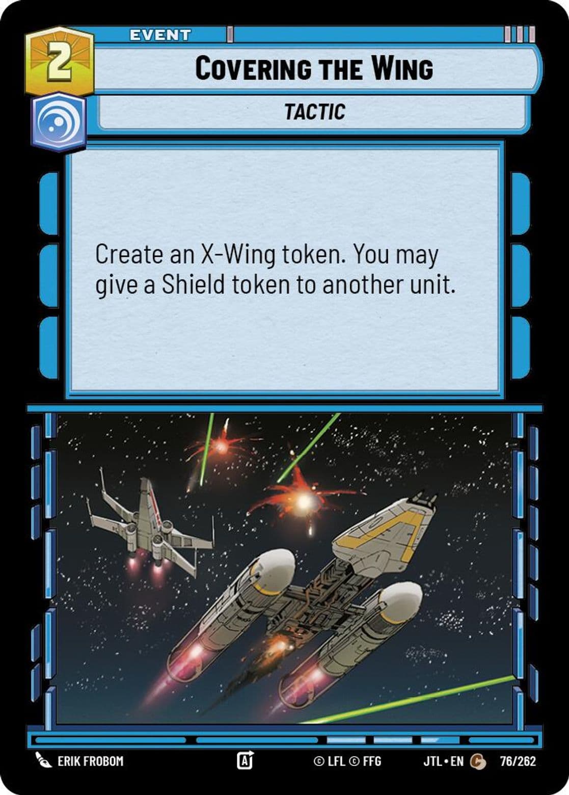 Covering the Wing, Standard