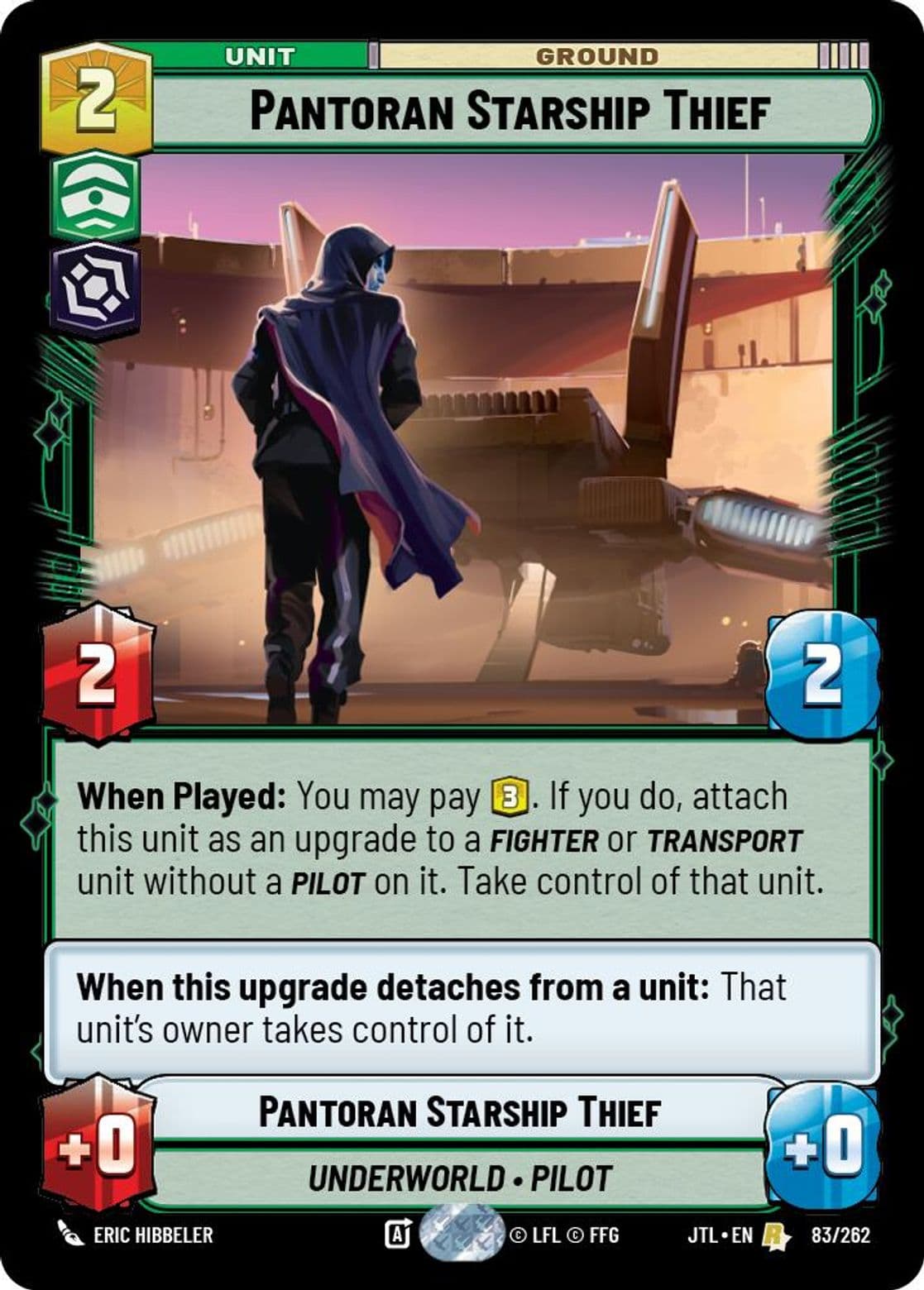 Pantoran Starship Thief, Standard