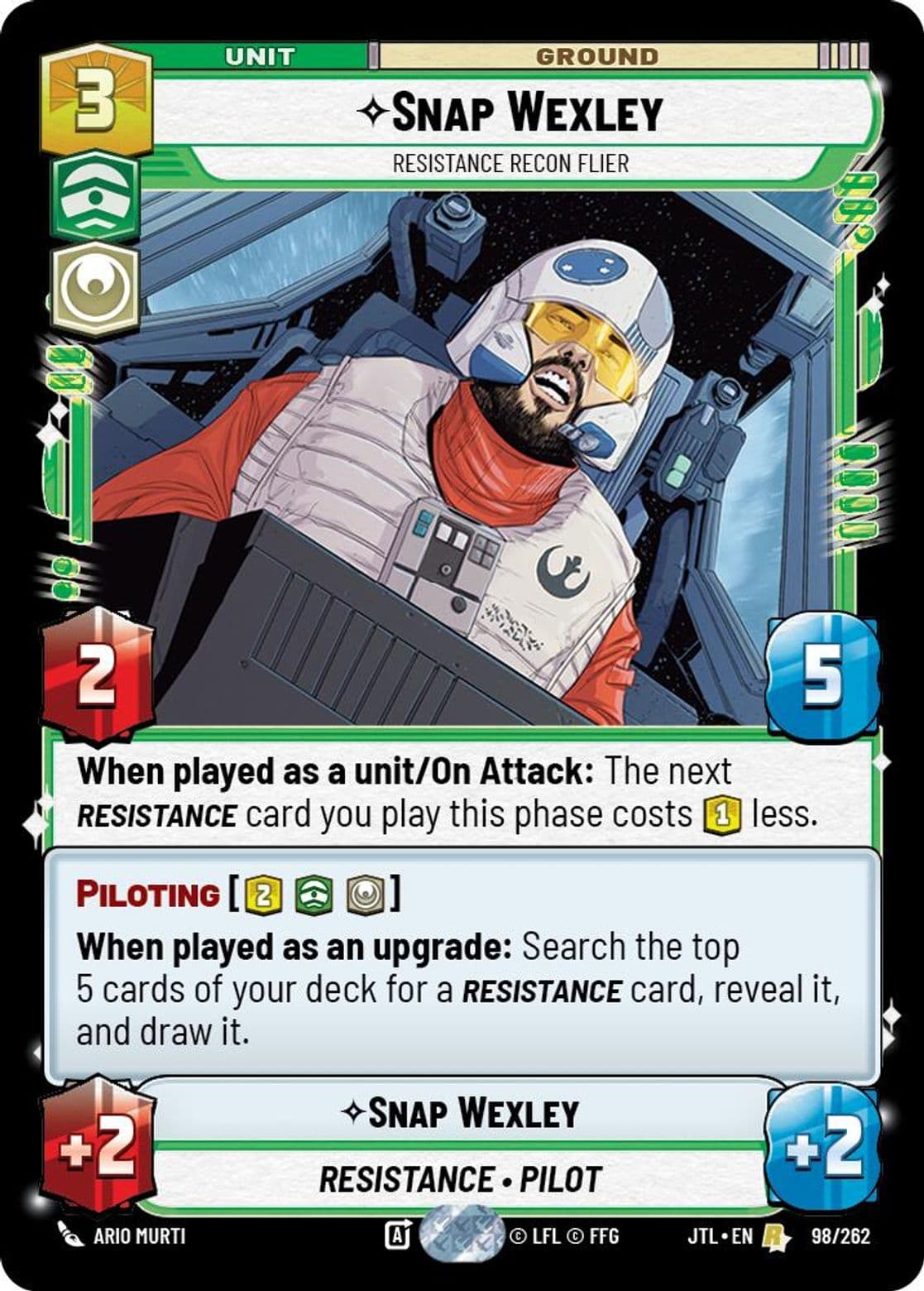 Snap Wexley, Resistance Recon Flier, Standard