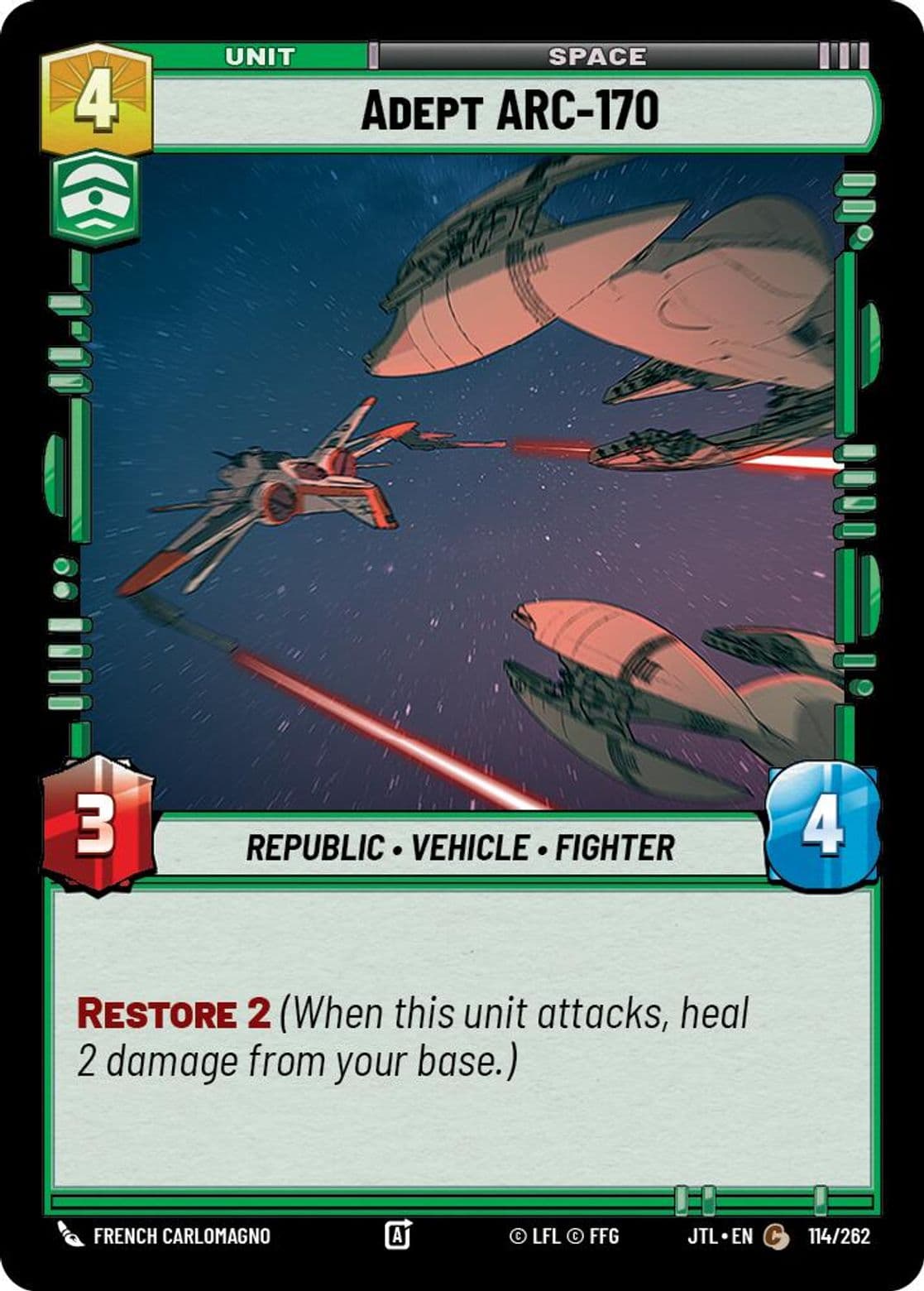 Adept ARC-170, Standard