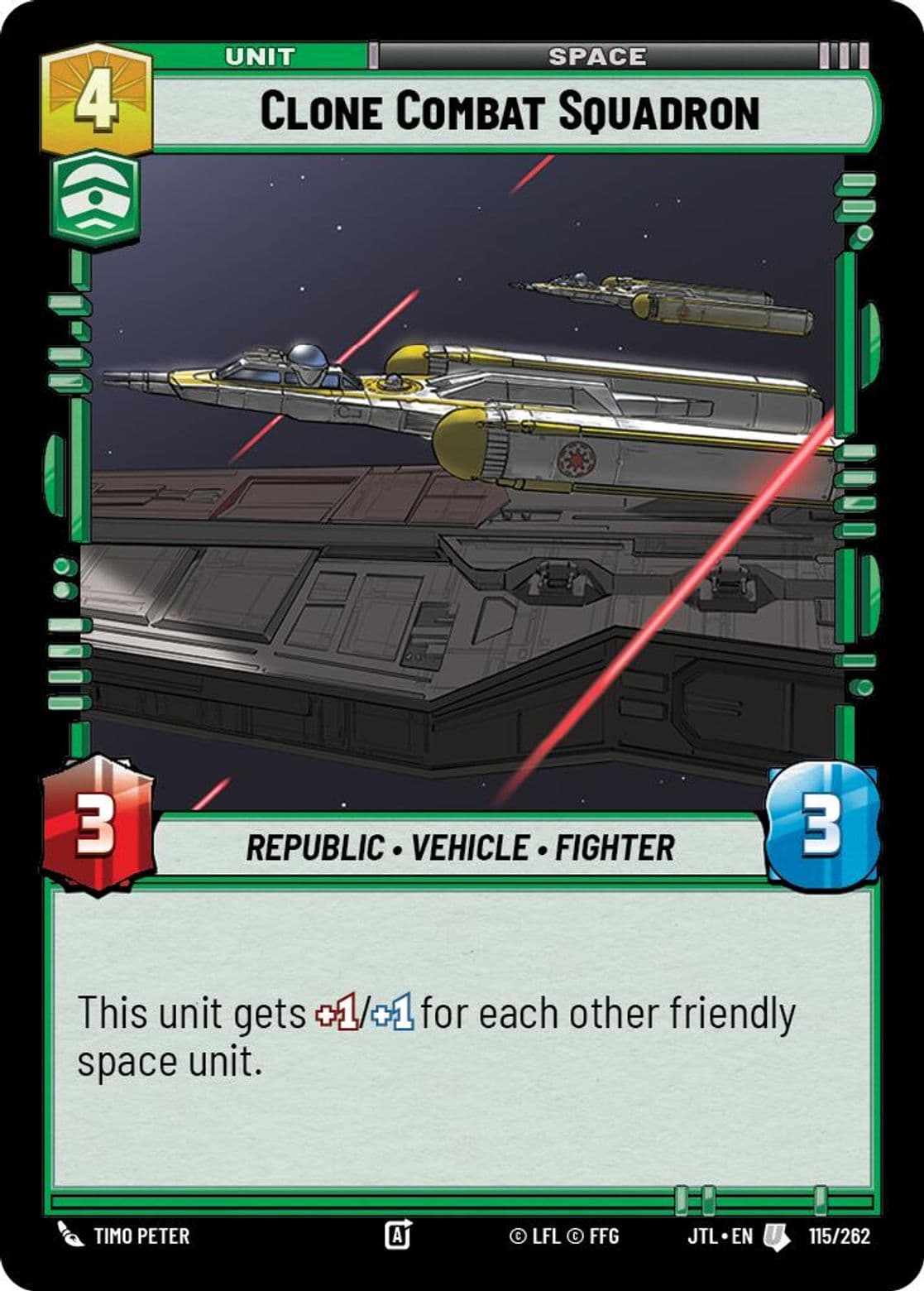 Clone Combat Squadron, Standard