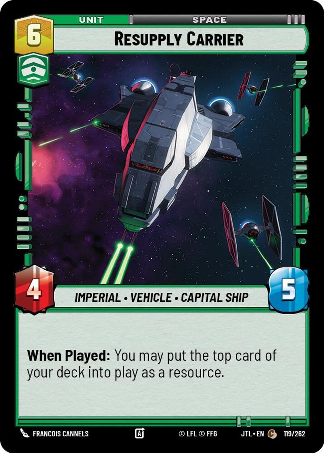 Resupply Carrier, Standard