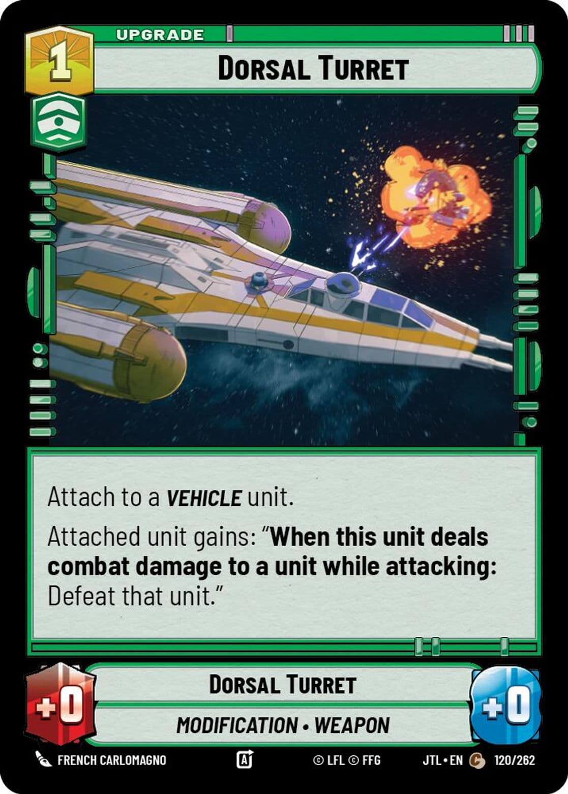 Dorsal Turret, Standard