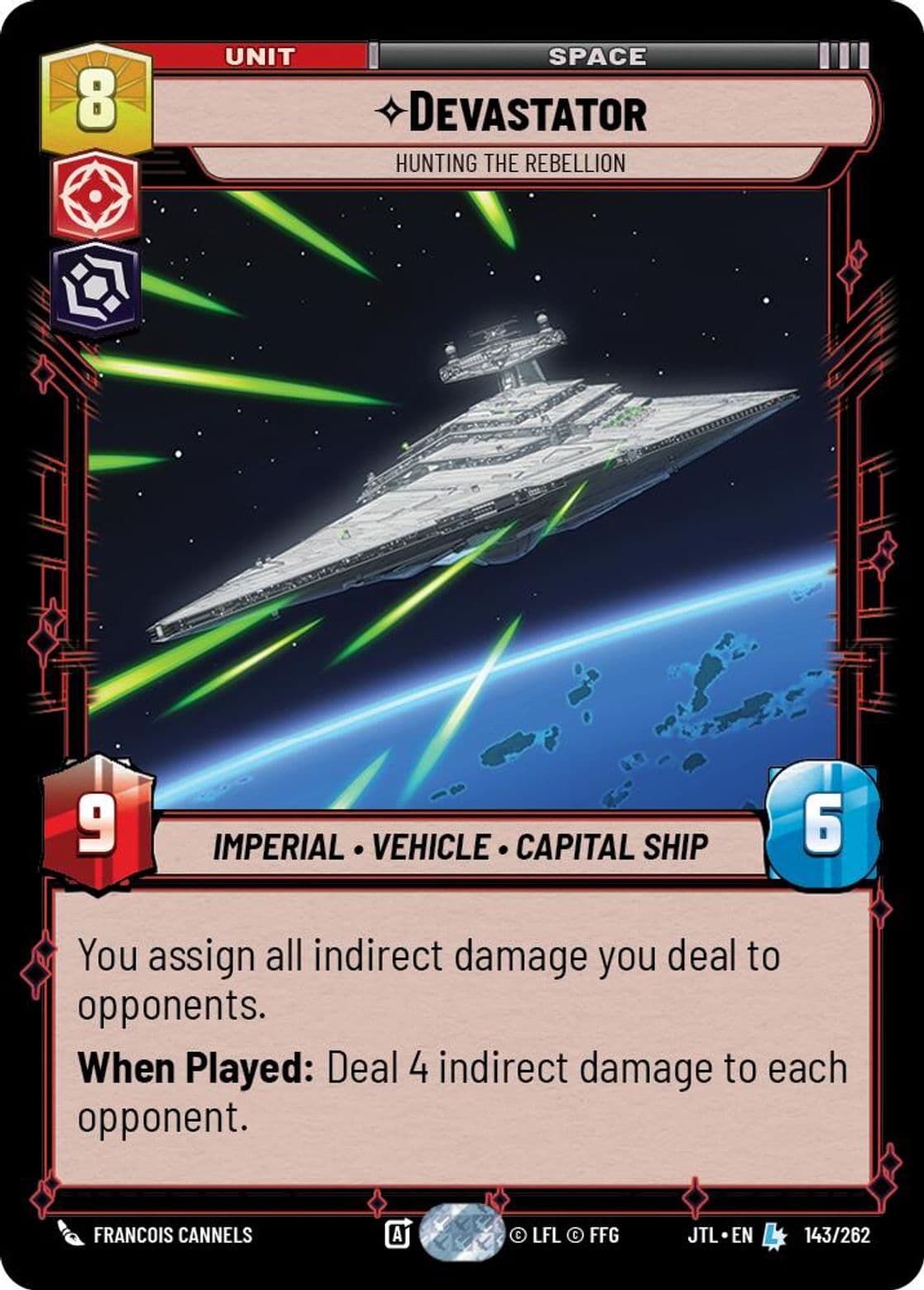 Devastator, Hunting the Rebellion, Standard