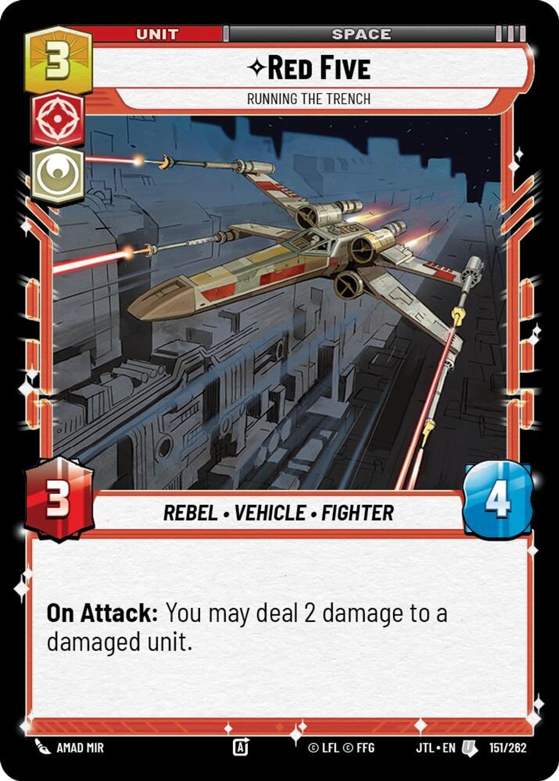 Red Five, Running the Trench (Standard)