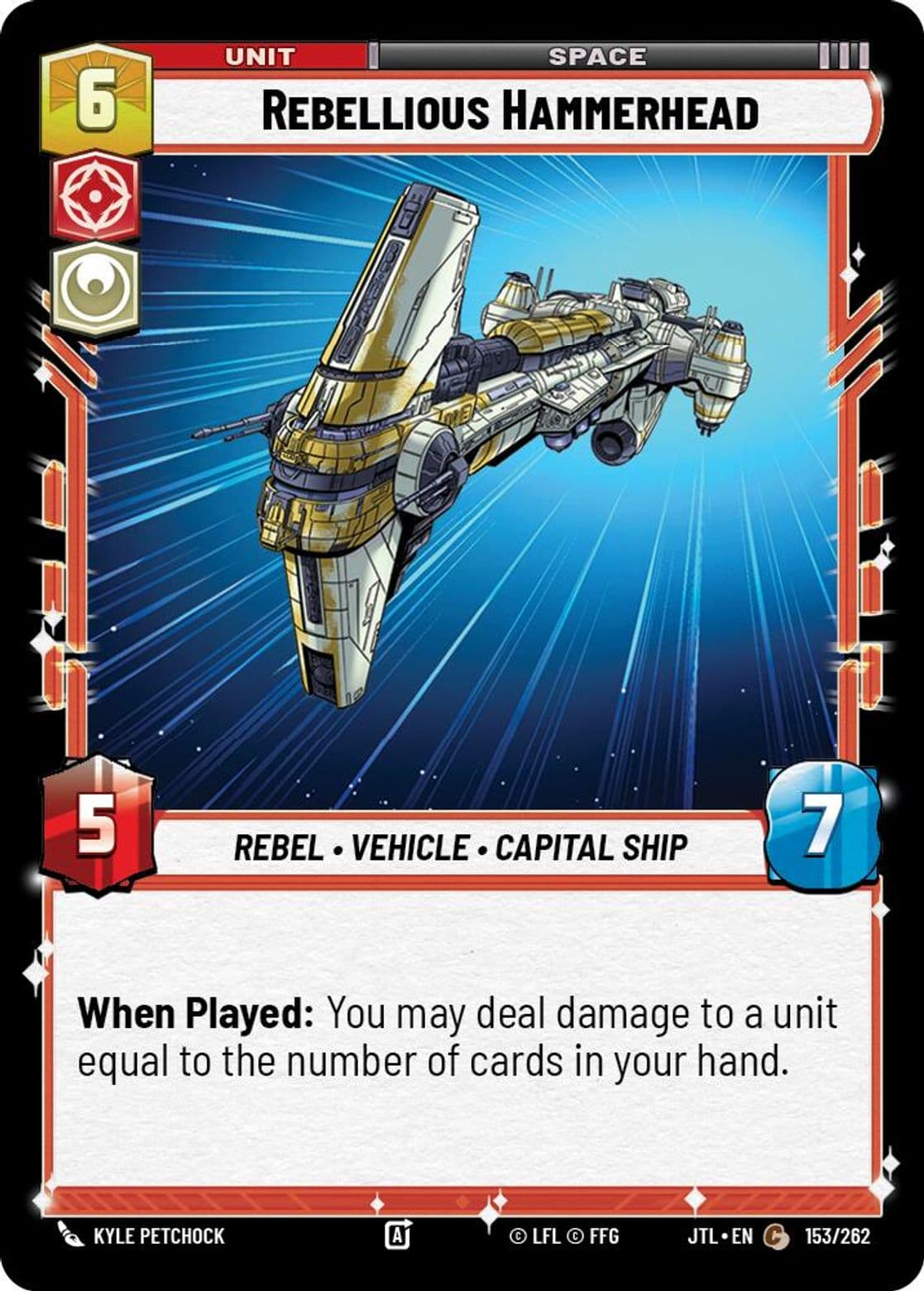 Rebellious Hammerhead, Standard