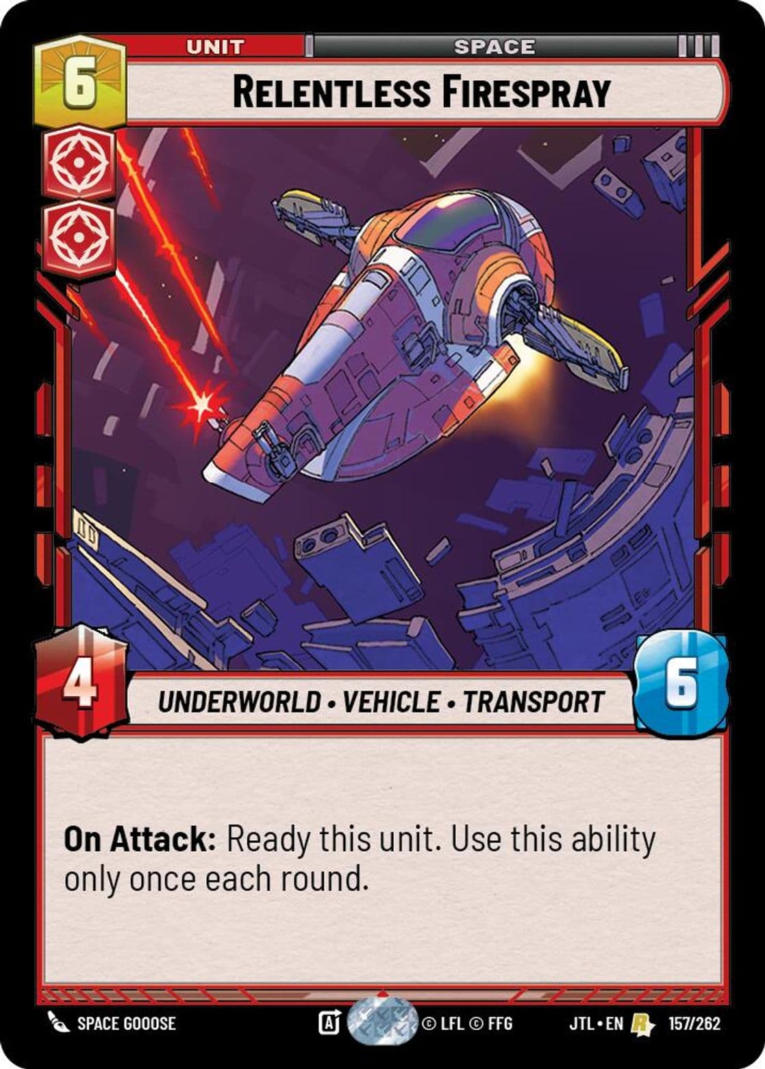 Relentless Firespray, Standard