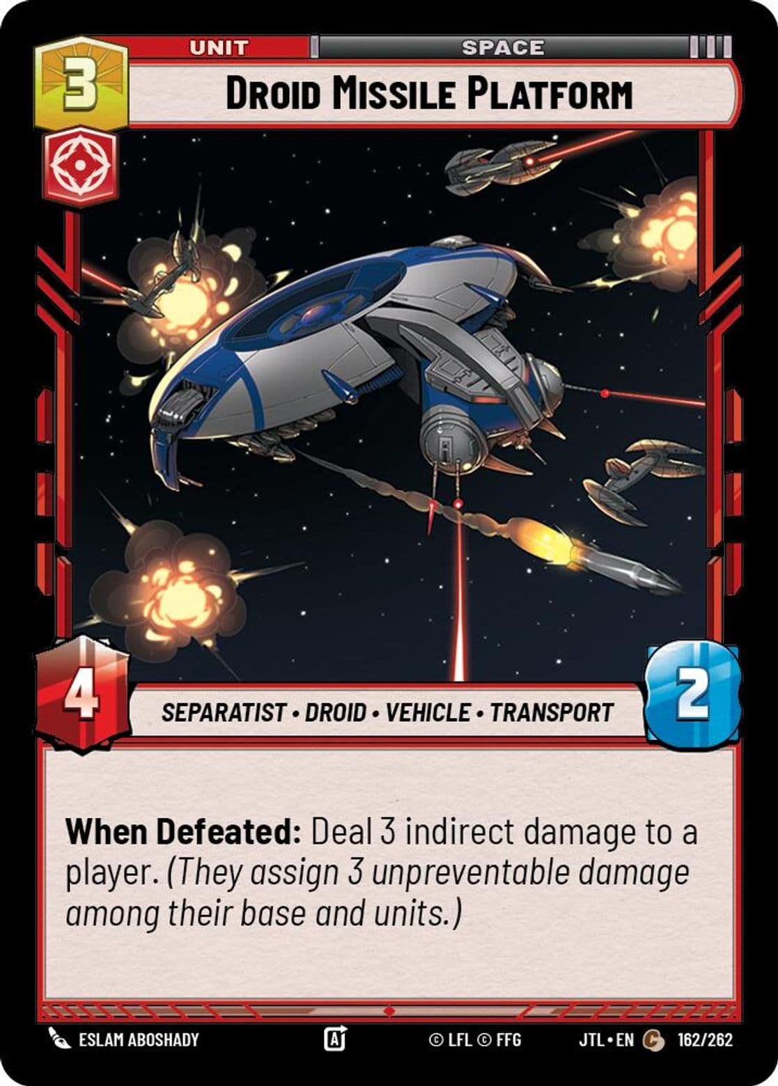 Droid Missile Platform, Standard