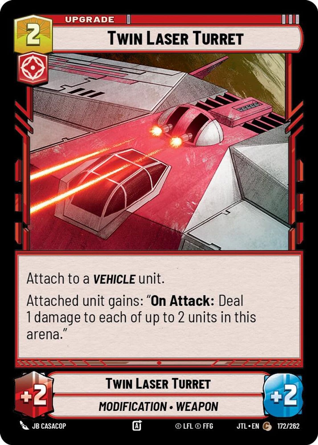 Twin Laser Turret, Standard