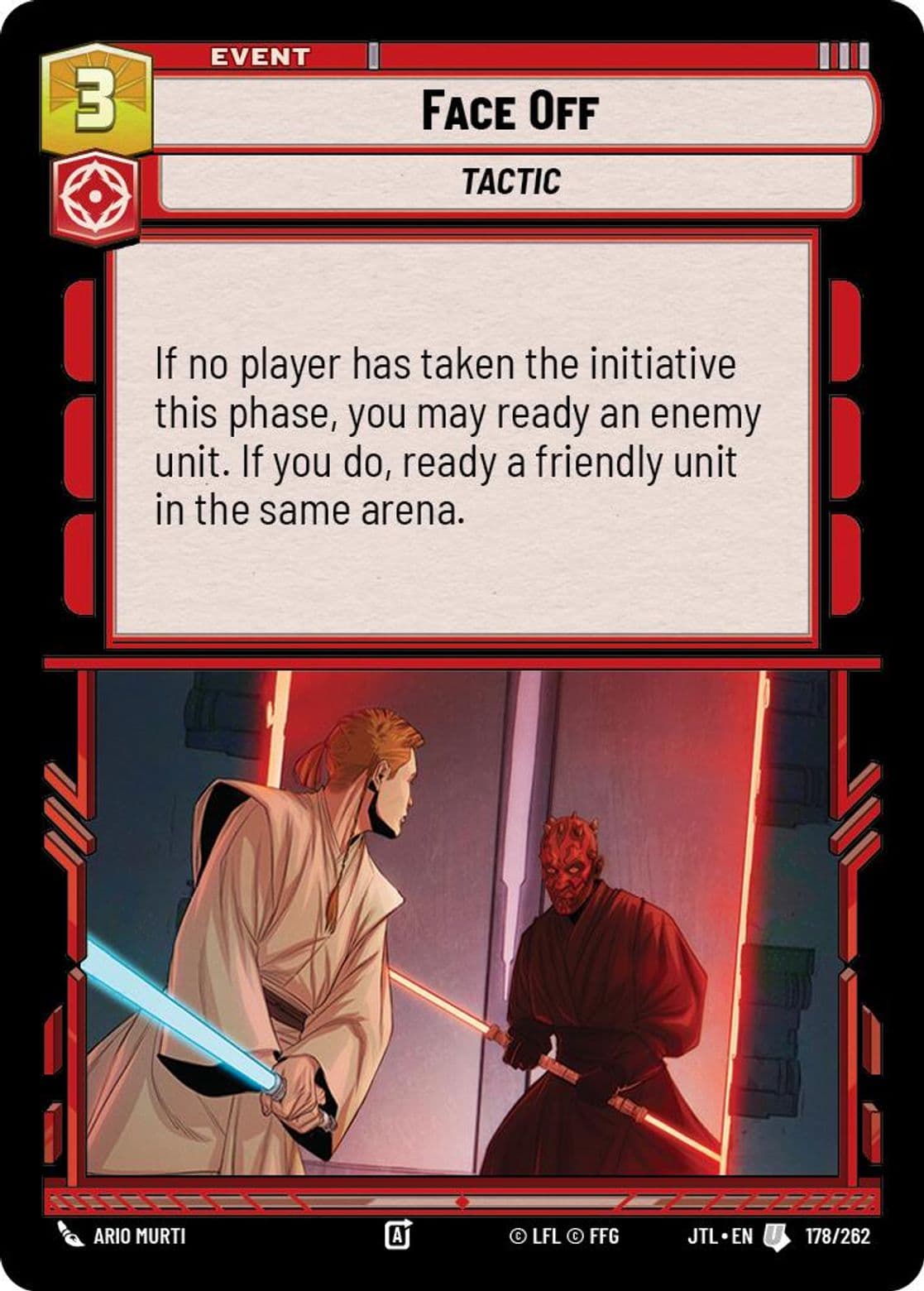 Face Off, Standard