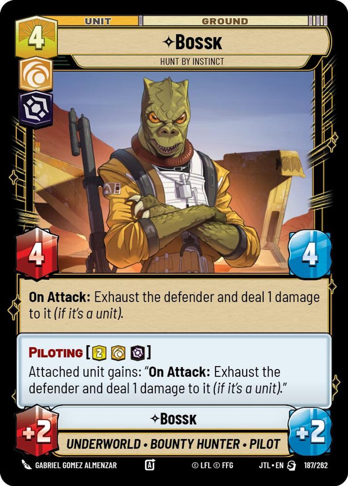 Bossk, Hunt By Instinct, Standard