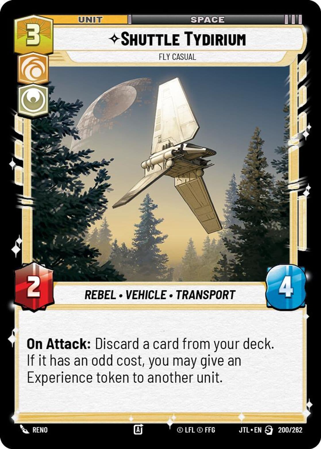 Shuttle Tydirium, Fly Casual, Standard