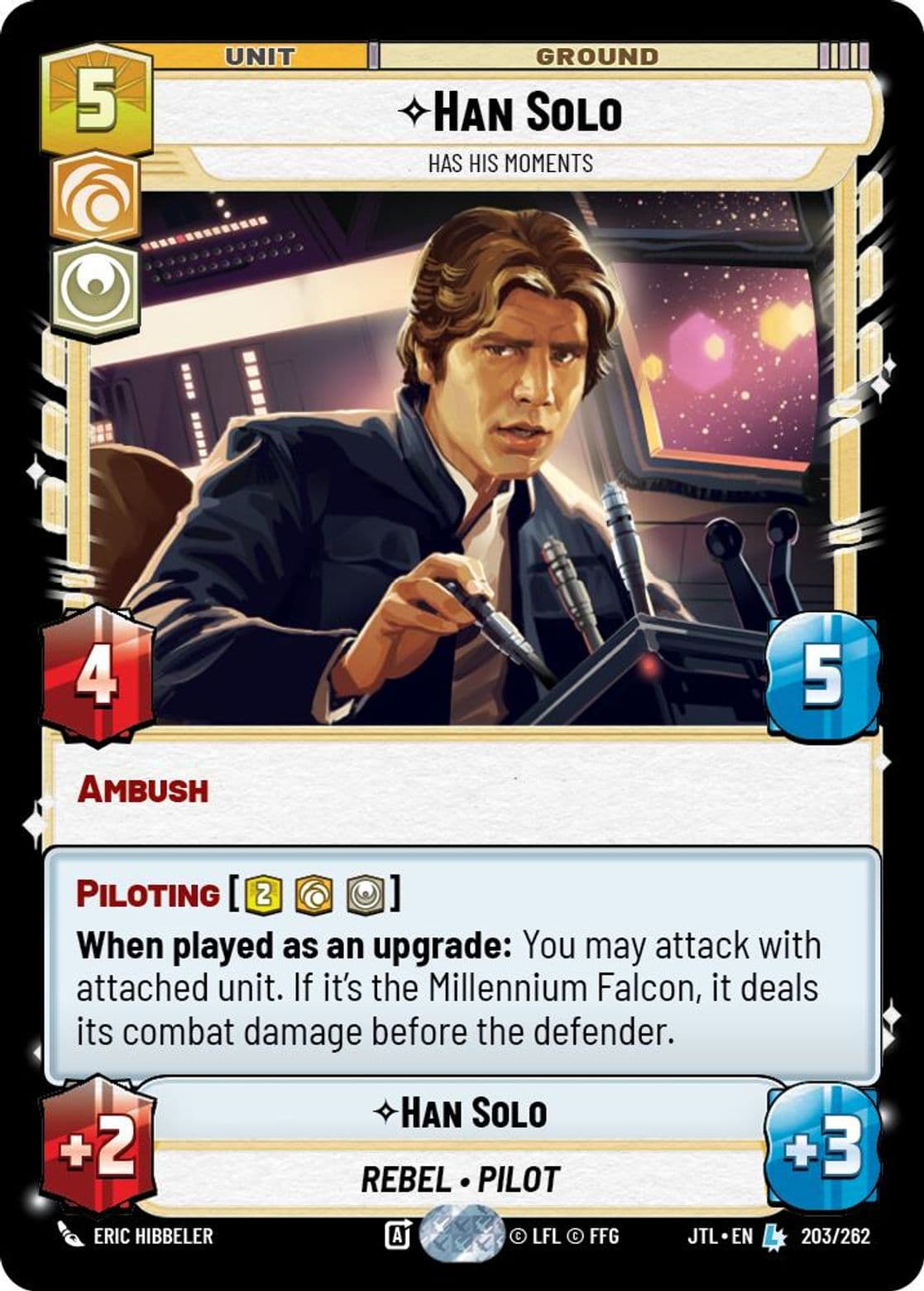 Han Solo, Has His Moments, Standard