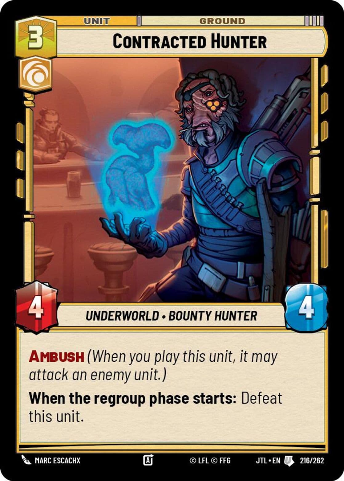 Contracted Hunter, Standard