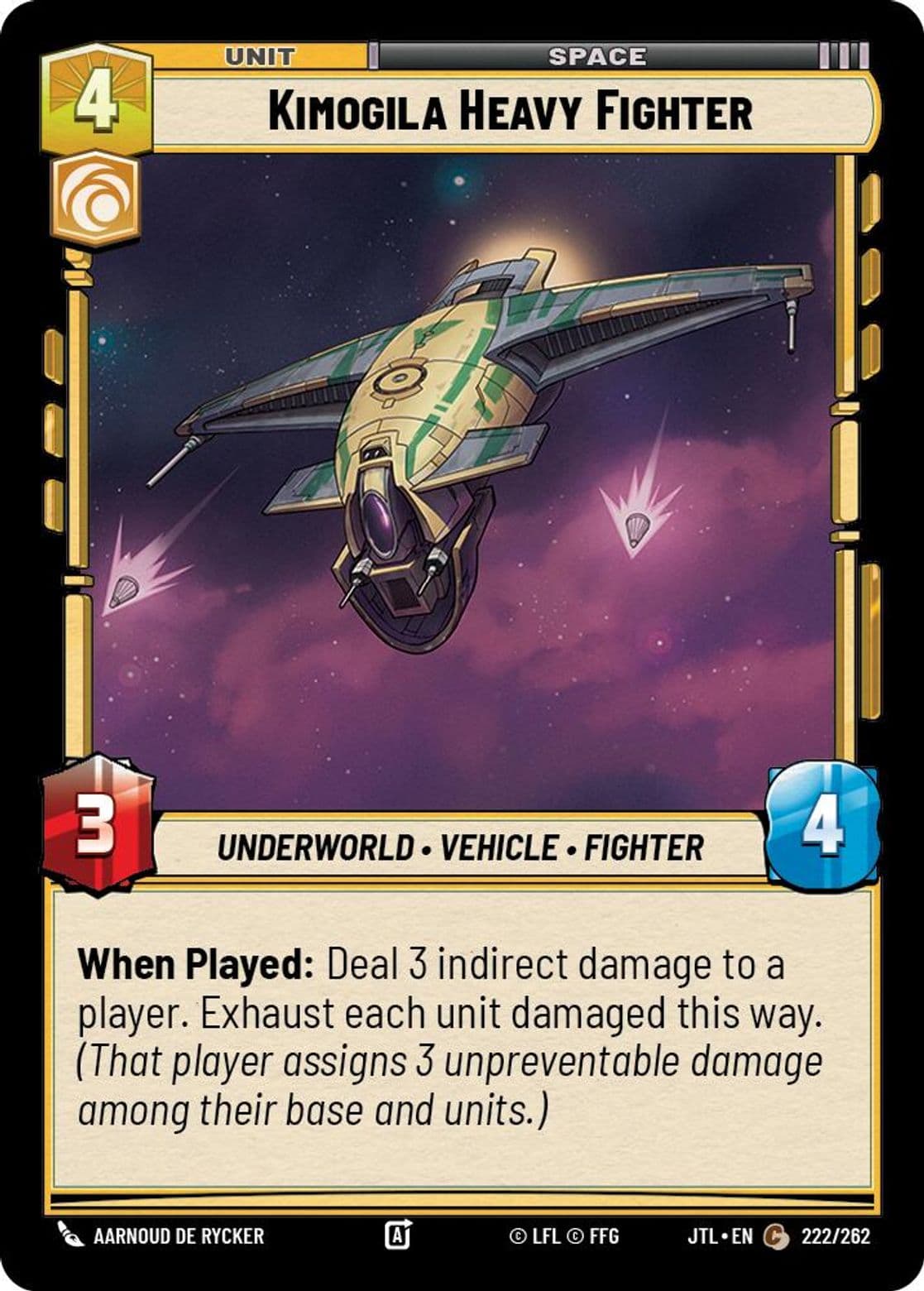 Kimoglia Heavy Fighter, Standard