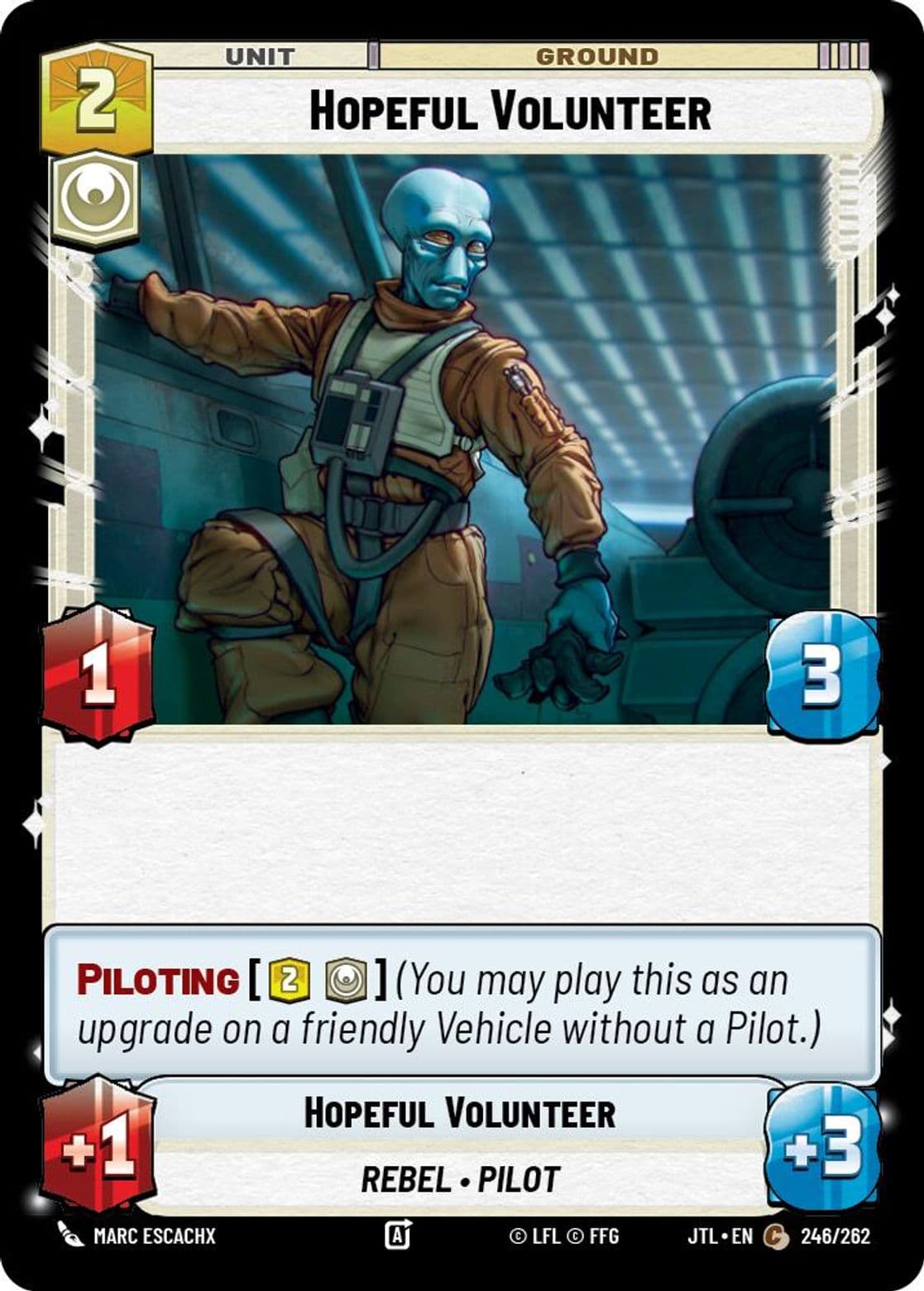Hopeful Volunteer, Standard