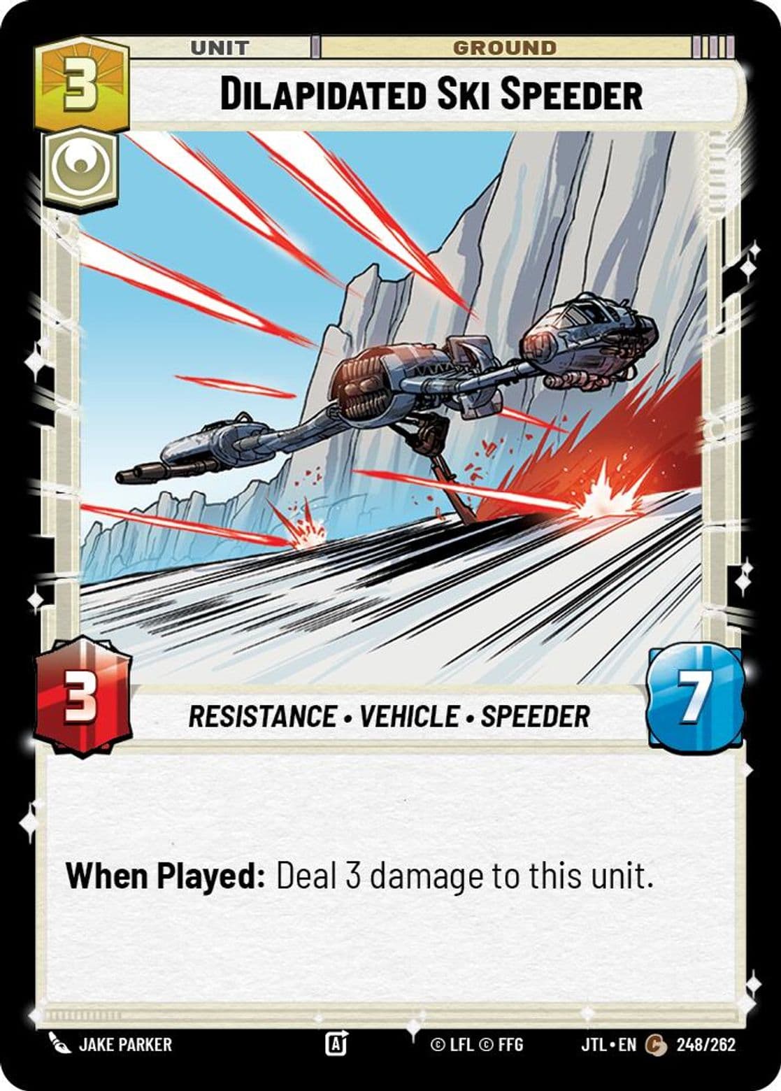 Dilapidated Ski Speeder (Standard)
