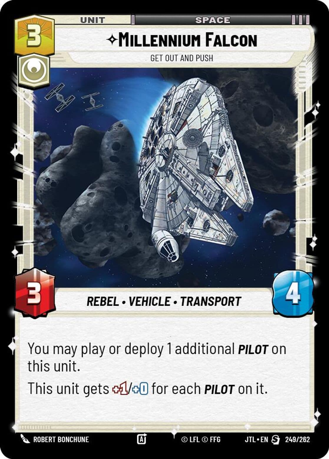 Millennium Falcon, Get Out And Push, Standard