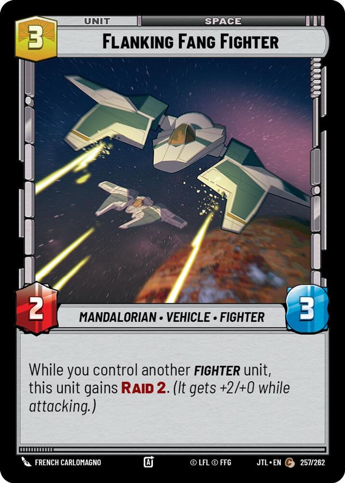 Flanking Fang Fighter, Standard