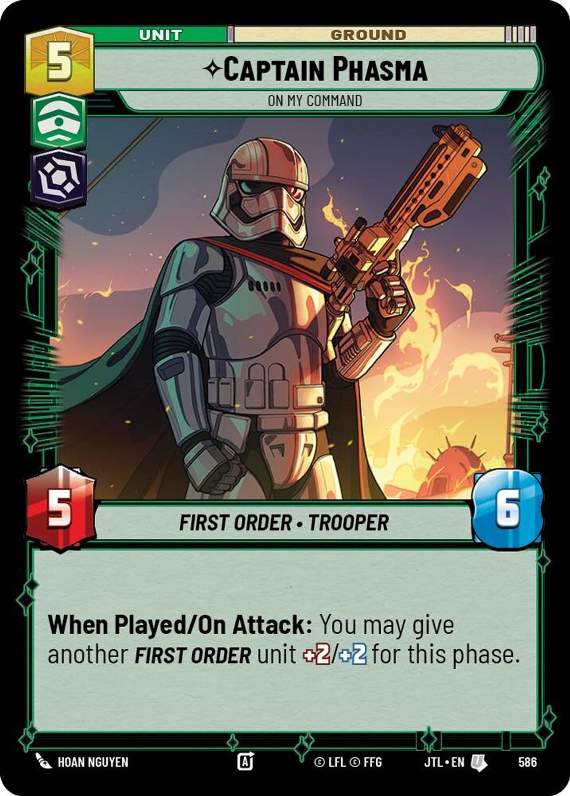 Captain Phasma, On My Command (Foil)