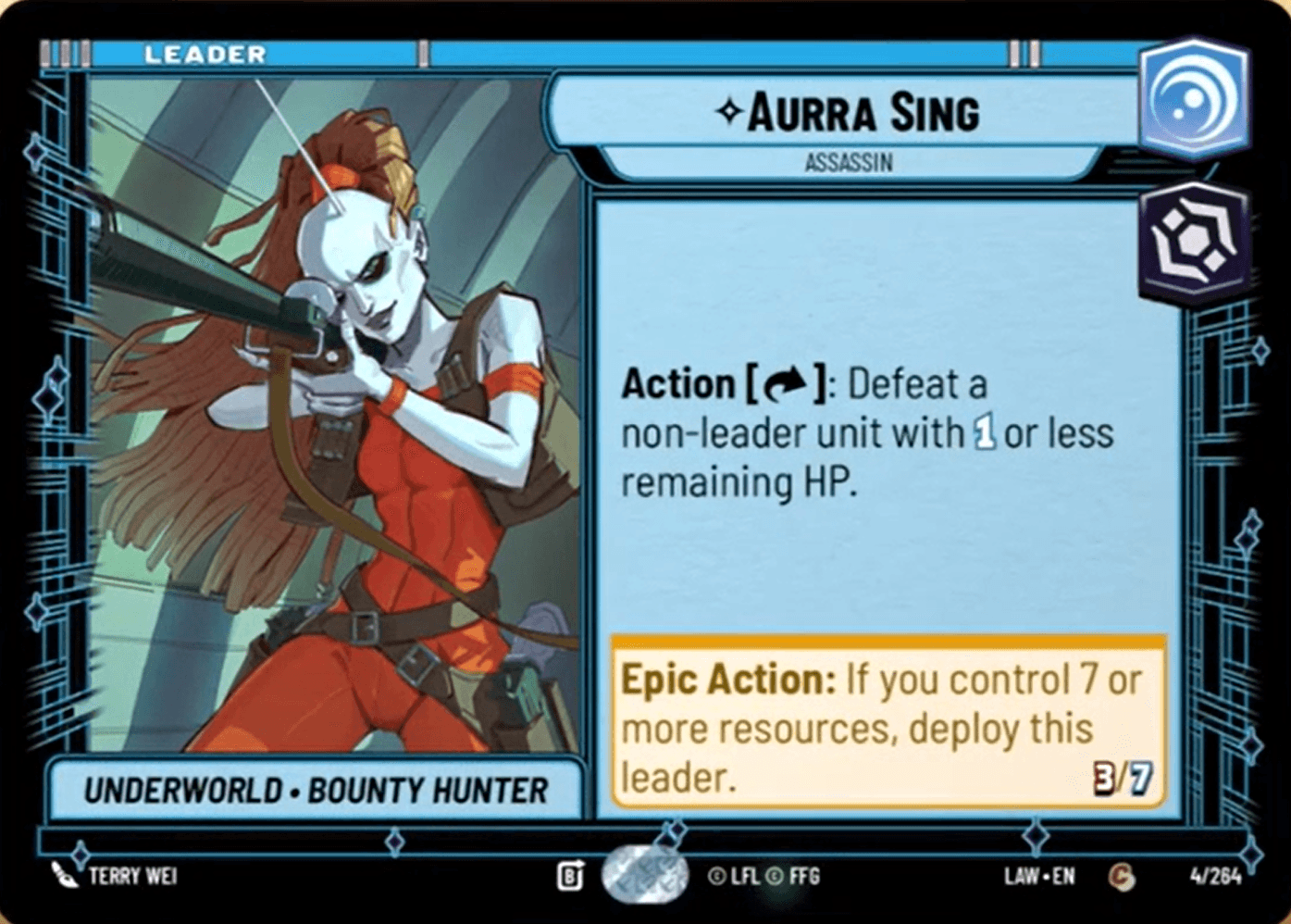 Aurra Sing, Assassin, Standard