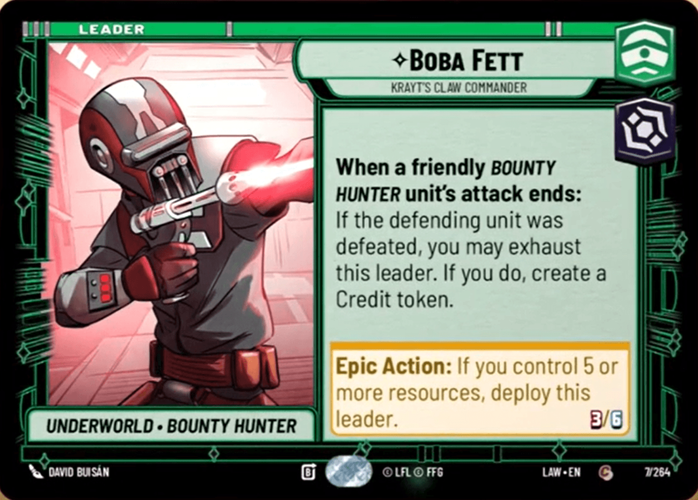 Boba Fett, Krayt's Claw Commander, Standard
