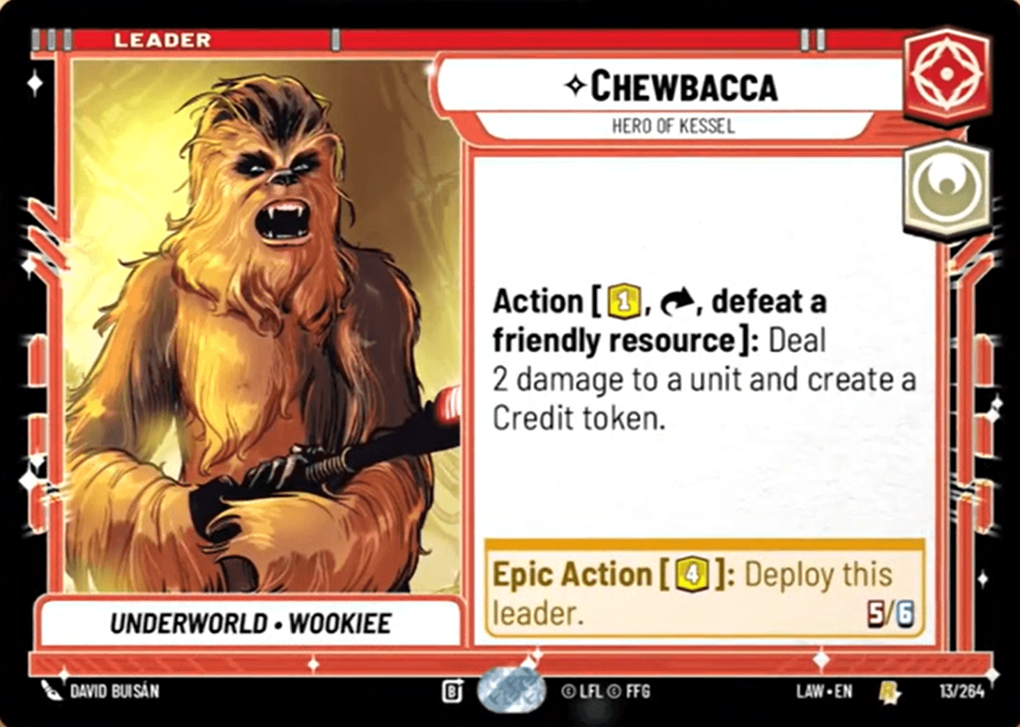 Chewbacca, Hero of Kessel, Standard