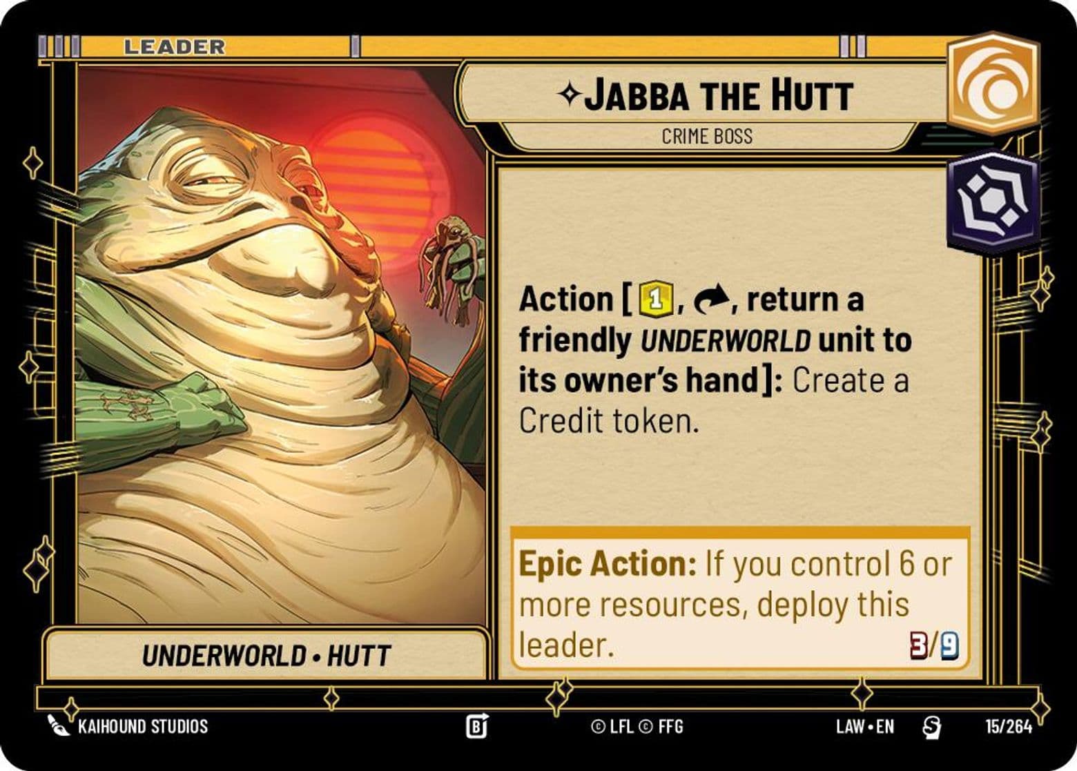 Jabba the Hutt, Crime Boss, Standard