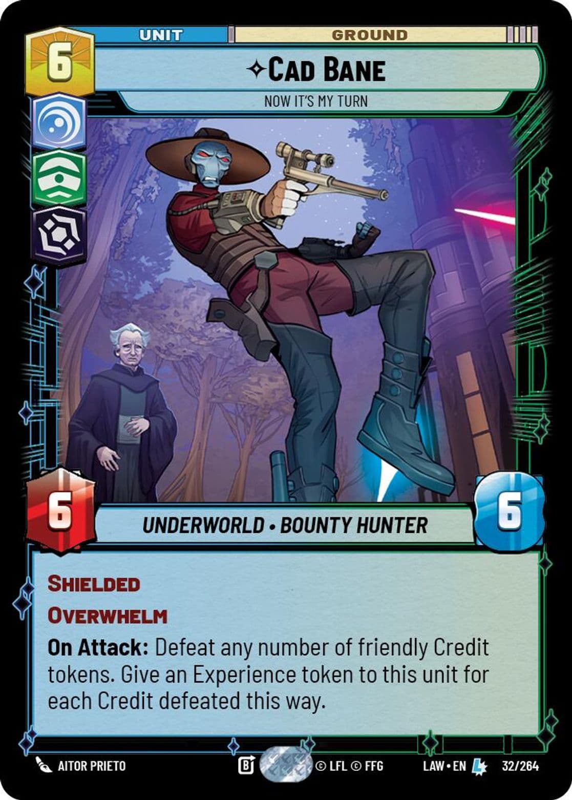 Cad Bane, Now it's My Turn, Standard