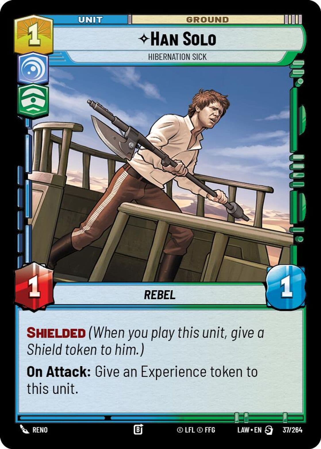 Han Solo, Hibernation Sick (Standard)