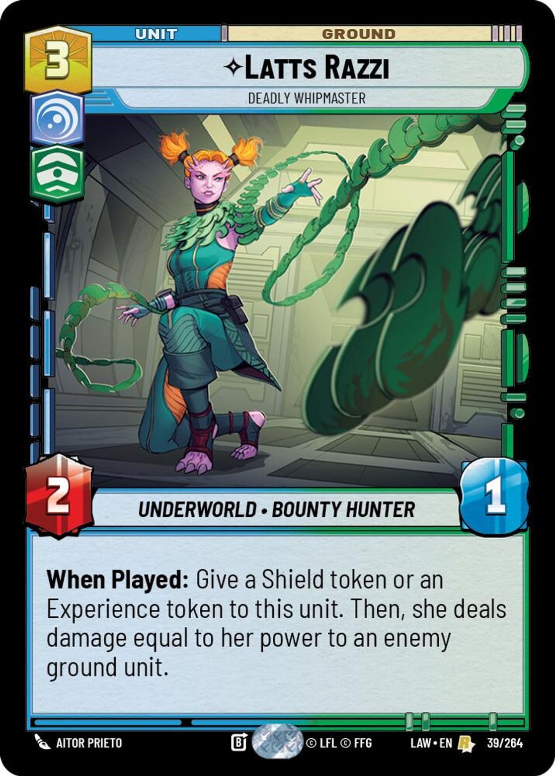 Latts Razzi, Deadly Whipmaster, Standard