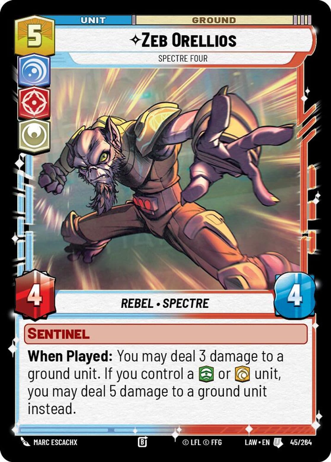 Zeb Orellios, Spectre Four (Standard)