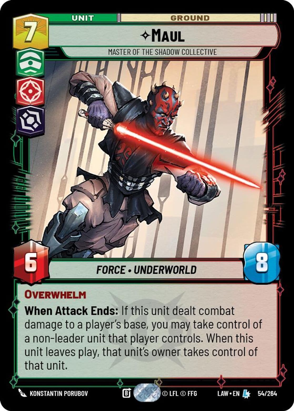 Maul, Master of the Shadow Collective, Standard