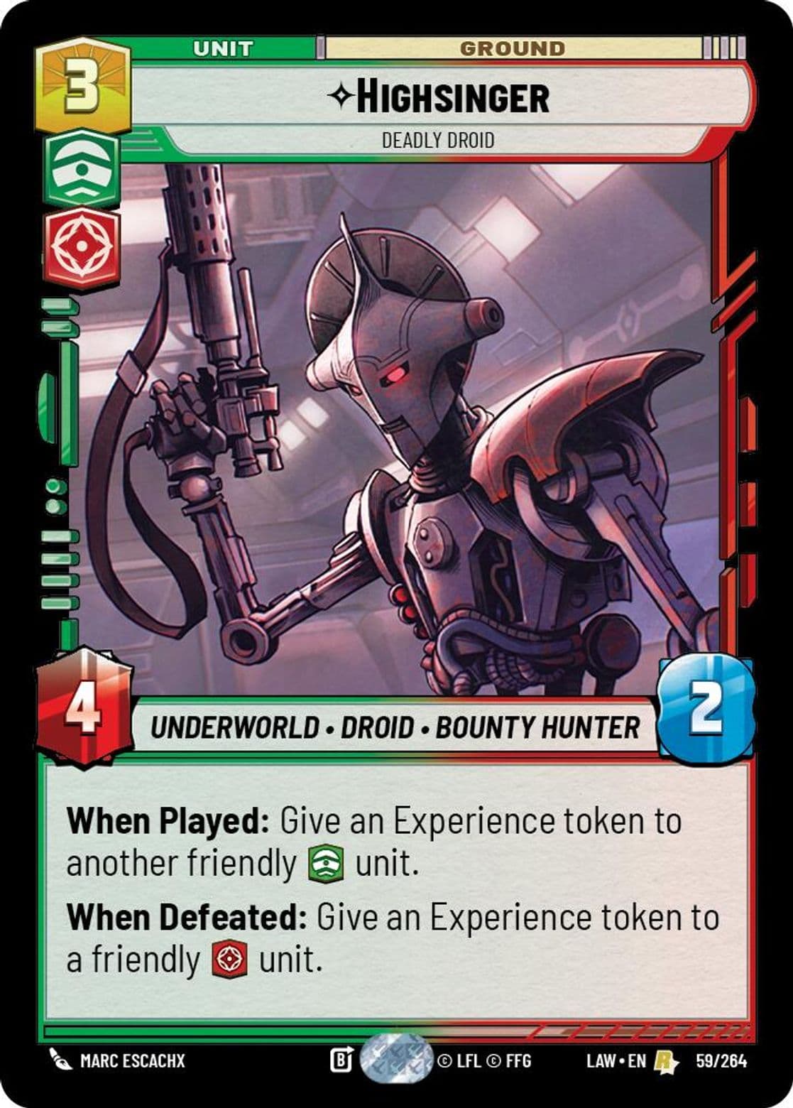 Highsinger, Deadly Droid (Standard)