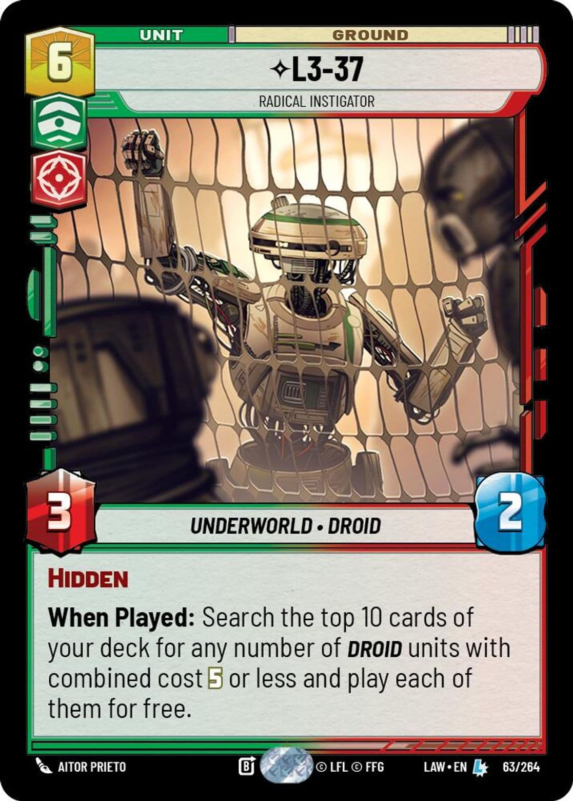 L3-37, Radical Instigator, Standard