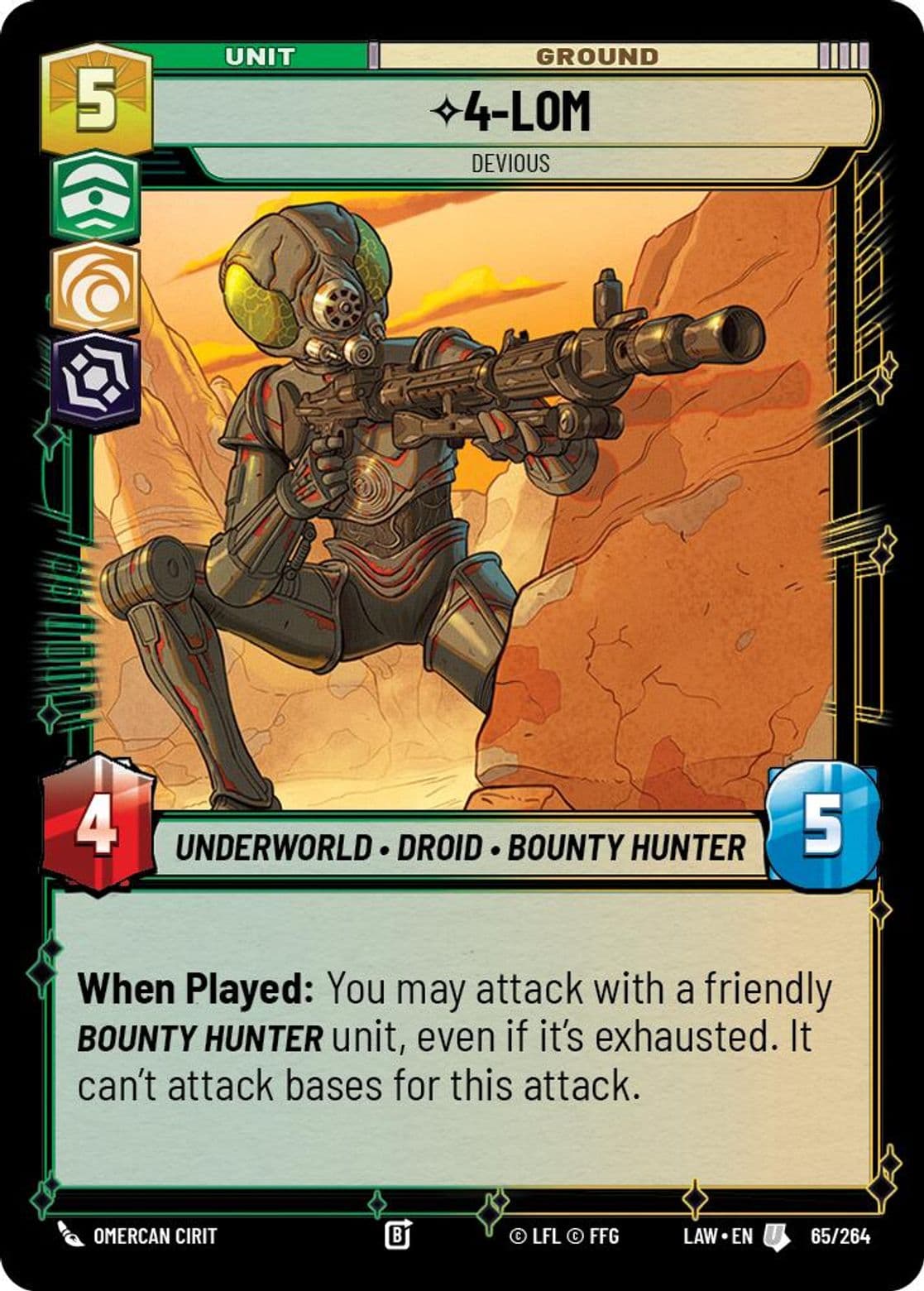 4-LOM, Devious, Standard