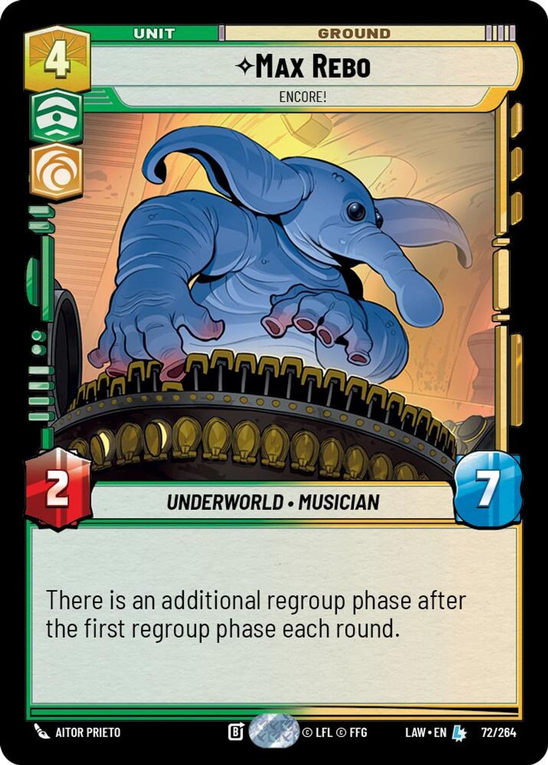 Max Rebo, Encore!, Standard