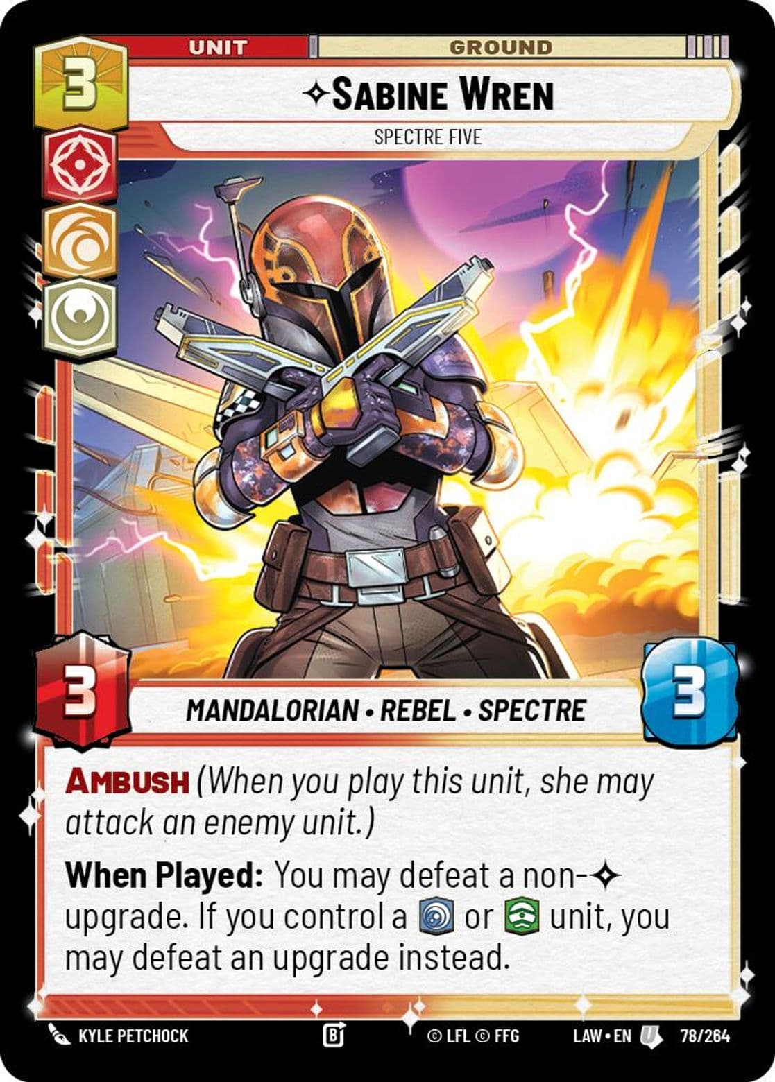 Sabine Wren, Spectre Five, Standard