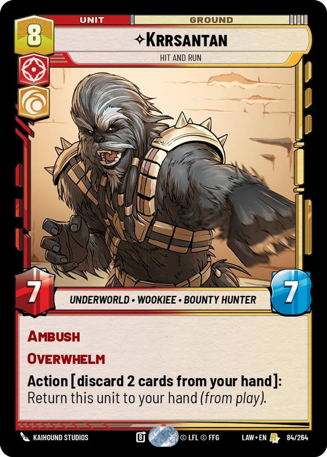Krrsantan, Hit and Run, Standard