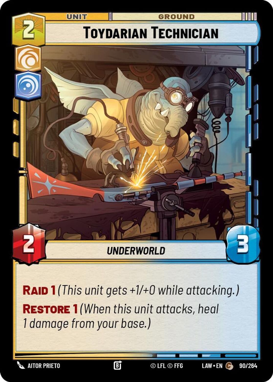 Toydarian Technician, Standard