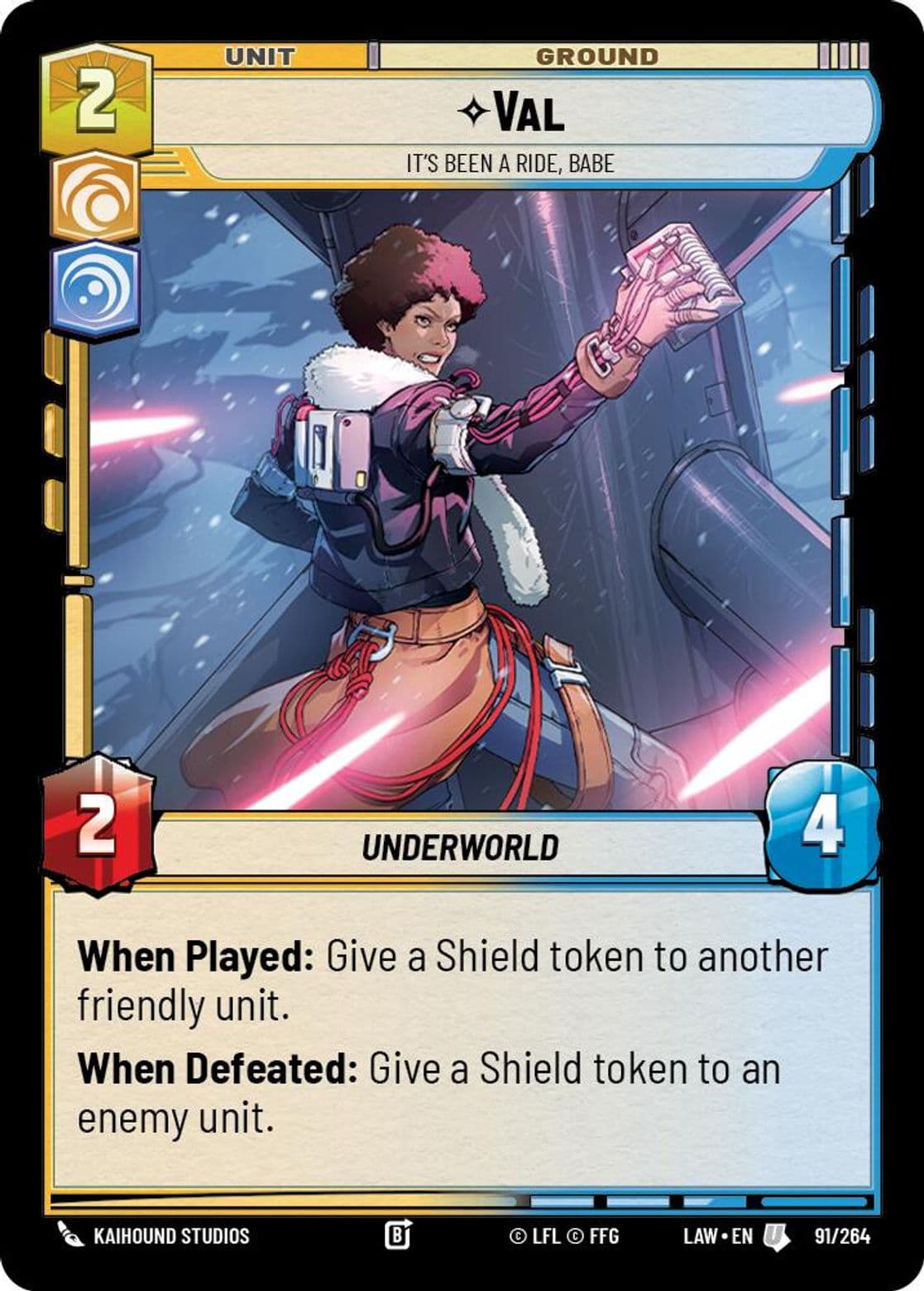 Val, It's Been a Ride, Babe, Standard