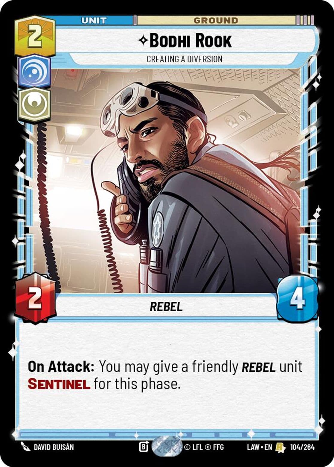 Bodhi Rook, Creating a Diversion (Standard)