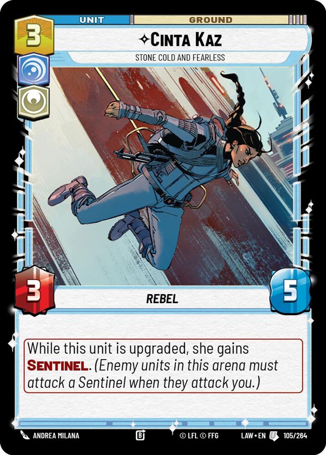 Cinta Kaz, Stone Cold and Fearless (Standard)